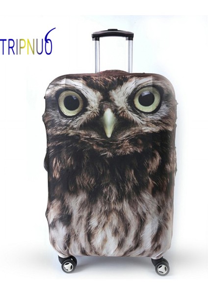 No.23 Tarzı M Beden Seyahat Için Baykuş Desenli Valiz Kılıfı Elastik Valiz Korumalı Kapak Elastik Seyahat Aksesuarları Seyahat Kapağı (Yurt Dışından) modelleri