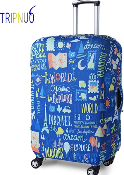 No.23 Tarzı M Beden Seyahat Için Baykuş Desenli Valiz Kılıfı Elastik Valiz Korumalı Kapak Elastik Seyahat Aksesuarları Seyahat Kapağı (Yurt Dışından) indirimleri