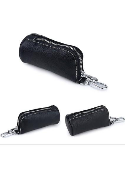 Kahve Tarzı Unisex Araba Anahtar Kılıfı Deri Anahtar Cüzdanı Anahtarlık Kılıfı Ev Temizlikçisi Kapak Fermuar Çantalar Anahtarlık Kapakları Için Anahtarlar Kart Cüzdanı (Yurt Dışından) indirimleri