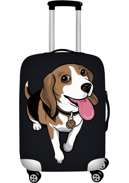 Z5865F26 Stili M Beden Twoheartsgirl Yıkanabilir Bavul Kılıfı Sevimli Dachshund Köpek Seyahat Bavul Koruyucu 18 Ila 32 Inç Bagajın Üzerine Uygun Fermuar Kapanışı (Yurt Dışından)