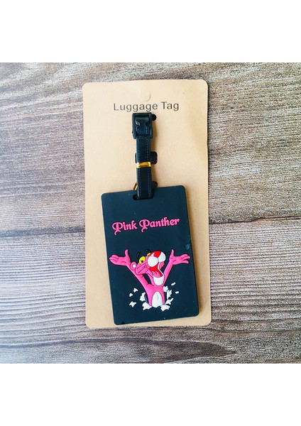 Grafik Stiline Bakın Ivyye Pembe Panter Anime Seyahat Aksesuarları Bagaj Etiketi Valiz Kimlik Taşıma Etiketleri Tutucu Bagaj Etiketleri Hediyeler Yeni (Yurt Dışından)