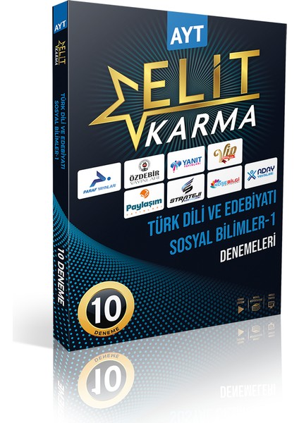 AYT Türk Dili ve Edebiyatı Sosyal Bilimler 1 Elit Karma 10 Deneme