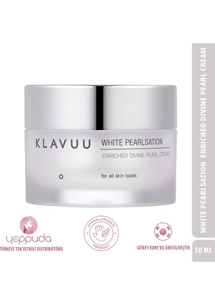 White Pearlsation Enriched Divine Pearl Cream - Kore İncisi Özlü Hiperpigmantasyon Karşıtı Anti-Aging Krem