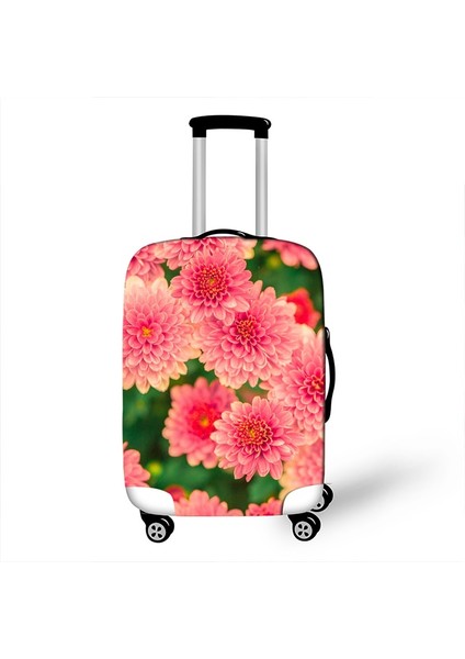 XTGYHD20 Stili Xl Beden Çiçekli Valiz Koruma Kılıfları Için Elastik Seyahat Aksesuarları Çanta Kılıfı Gül Desenli Suitcase Kapak Housse Valise (Yurt Dışından)
