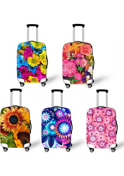 XTGYHD20 Stili Xl Beden Çiçekli Valiz Koruma Kılıfları Için Elastik Seyahat Aksesuarları Çanta Kılıfı Gül Desenli Suitcase Kapak Housse Valise (Yurt Dışından) modelleri