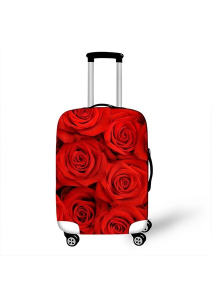 XTGYHD20 Stili Xl Beden Çiçekli Valiz Koruma Kılıfları Için Elastik Seyahat Aksesuarları Çanta Kılıfı Gül Desenli Suitcase Kapak Housse Valise (Yurt Dışından) fırsatları