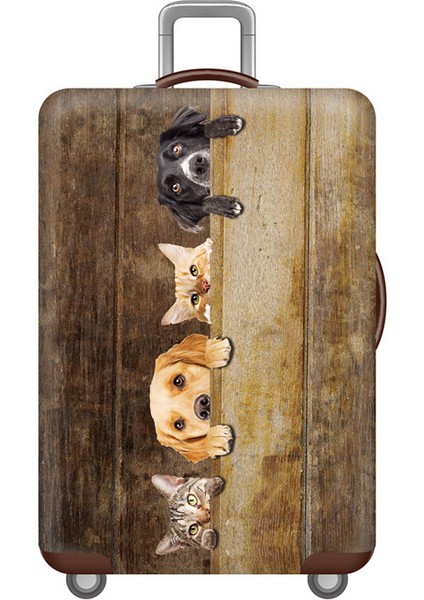 K Bagaj Kapağı Stili S Beden Seyahat Valiz Kılıfı Tekerlekli Koruyucu Kılıf Bagaaj Toz Kapağı Valiz Koruyucu Kapaklar Seyahat Aksesuarları (Yurt Dışından)