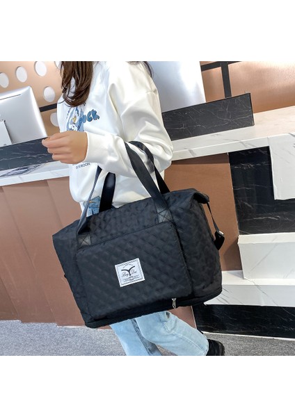 Mor Tarzı Günlük Oxford Kumaş Kadın Seyahat Çantaları Omuz Çantaları Spor Spor Çantaları Için Büyük Kapasiteli El Bagajları - Kadınlar ve Erkekler Için Moda (Yurt Dışından) modelleri