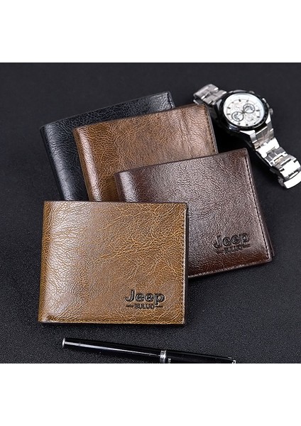 Kahve Stili Erkek Cüzdan Çanta Kartlık Erkek Çantası Madeni Paralar Için Cüzdan Erkek Cüzdanı Para Klipsi (Yurt Dışından) fiyatları