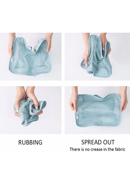 6 Adet Donanma Tarzı Seyahat Saklama Çantaları Taşınabilir Paketleme Kıyafet Kozmetik Tuvalet Organizatörleri File Çanta Düzenli Küp Torba Içinde Valiz Kit Aksesuarları (Yurt Dışından) indirimleri