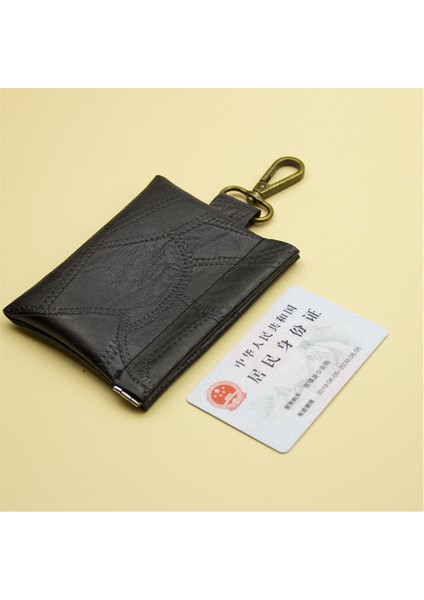 Koyu Gri Tarzı Taşınabilir Anahtar Cüzdanı Kadın Erkek Bozuk Para Hizmetçi Anahtarlık Cüzdan Düzenleyici Torba Kart Tutucu Basit Anahtar Kılıfı (Yurt Dışından) indirimleri