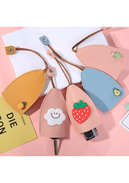 No.19 Tarzı Moda Çekme Tipi Anahtar Çantası Katı Pu Deri Anahtar Cüzdanları Hizmetçiler Araba Anahtarı Tutucu Kılıf Yüksek Yeni Deri Anahtarlık Kılıfı (Yurt Dışından)