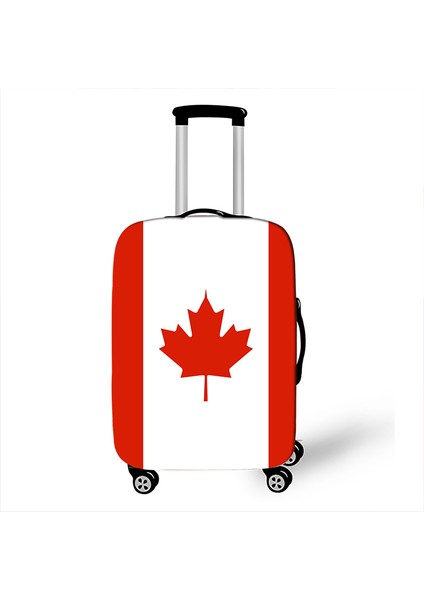 PXTGQ54 Stili Xl Beden Rusya Ispanya Ingiltere Ulusal Bayrak Baskılı Seyahat Anti-Toz Valiz Kılıfı (Yurt Dışından)