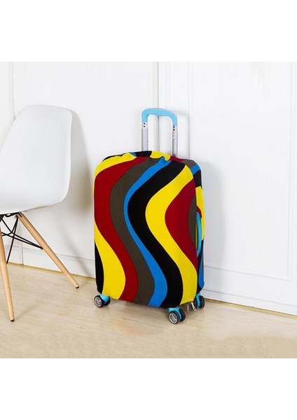 No.1 Tarzı M Beden Esnek Valiz Kılıfı Bavul Kapak Seyahat Aksesuarları Baskılı Bot Toz Kapağı 18''-20'' Inç Koruyucu Kılıf Katı (Yurt Dışından) fırsatları