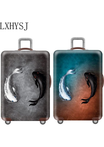 F Bagaj Kapağı Stili Xl Beden Moda Seyahat Baga Ceket Koruyucu Kapak Esnek Valiz Koruyucu Kapaklar Için Inç Baga Ceket Seyahat Aksesuarları HW732 (Yurt Dışından) modelleri