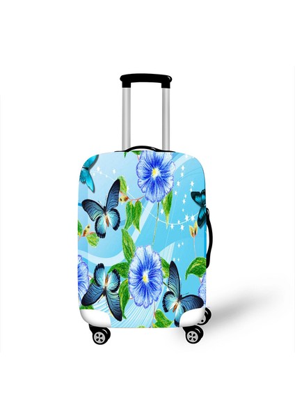 C Bagaj Kapağı Stili L Beden Kelebek Desen Elastik Valiz Kılıfı Valiz Koruyucu Kapaklar Seyahat Aksesuarları HW582 (Yurt Dışından) modelleri