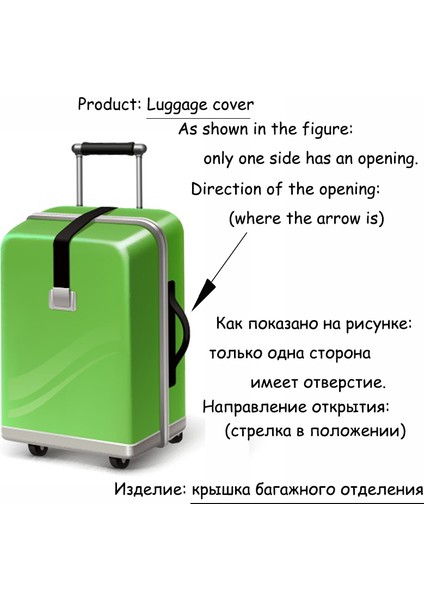 Gün Batımı Tarzı Xl Beden Seyahat Valizi Kılıfı Kalın Elastik Bavul Koruyucu Kol Kapağı Bagaj Toz Kapağı Için Suitcase Koruyucu Kılıf Bagaj Aksesuarları (Yurt Dışından) indirimleri