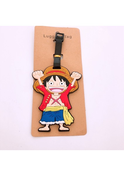 M Tarzı Sıcak Karikatür Baga Etiketleri Bagaj Isim Etiketleri Bir Parça Luffy Seyahat Bavulu Pvc Etiket Tutucu Yaratıcı Hediye Seyahat Aksesuarları (Yurt Dışından)