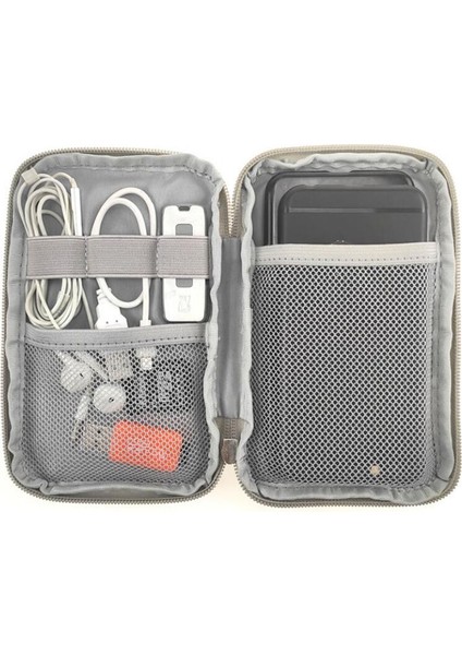 Sarı Stil Çok Fonksiyonlu Seyahat Kiti Çanta Cep Telefonu Kılıfı Dijital Gadget Cihazı USB Kablosu Veri Kablosu Organizatör Seyahat Saklama Çantası (Yurt Dışından) modelleri