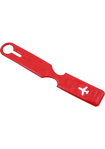 NO.890383 Tarzı Şirin Bagaj Etiketi Askıları Valiz Kimlik Adres Tanımlama Etiketleri Bagaj Etiketleri Yüksek Küçük Taze Uçak Pvc Aksesuarları (Yurt Dışından)