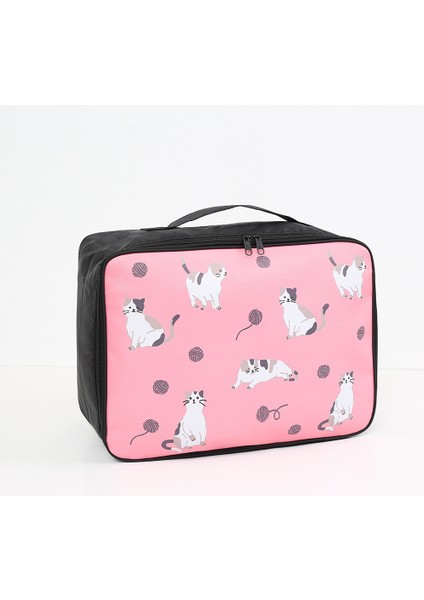 Çikolata Tarzı Seyahat Duffle Çanta Karikatür Kozmetik Organizatör Seyahat Fg Tahtası Çanta Büyük Kapasiteli El Bagajı Taşınabilir Bagaj Çantaları (Yurt Dışından)