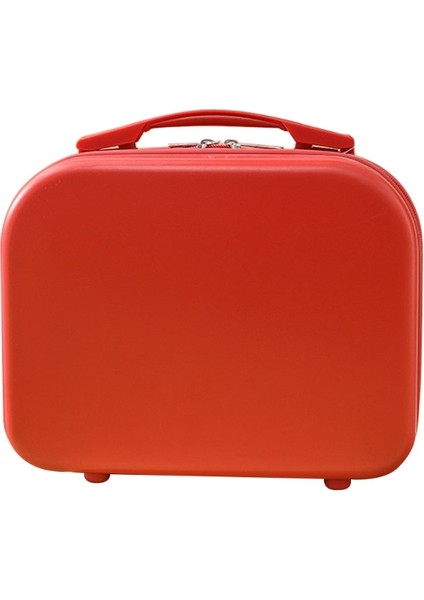 Kırmızı Stil Mini Seyahat El Bagajı Kozmetik Çantası Küçük Makyaj Taşıma Çantası Makyaj Için Valiz Çok Fonksiyonlu Depolama Organizatörü (Yurt Dışından)
