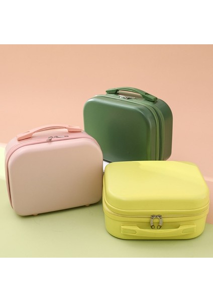 Kırmızı Stil Mini Seyahat El Bagajı Kozmetik Çantası Küçük Makyaj Taşıma Çantası Makyaj Için Valiz Çok Fonksiyonlu Depolama Organizatörü (Yurt Dışından) modelleri