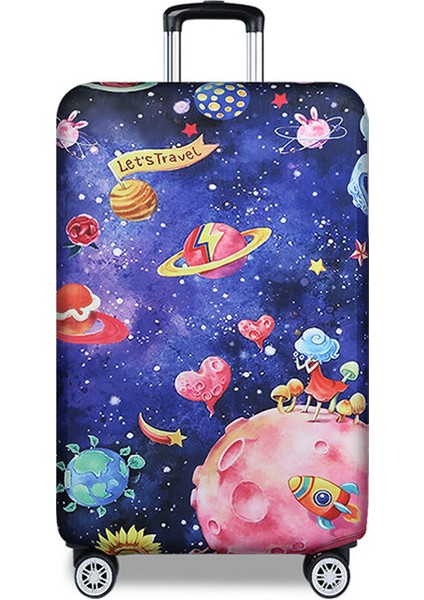 No.6 Tarzı Xl Beden Trıpnuo Kelebek Desenli Elastik Valiz Koruyucu Kılıf, 20-28 Inç Uyumlu, Seyahat Aksesuarları (Yurt Dışından)