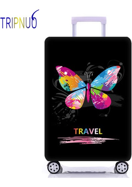 No.6 Tarzı Xl Beden Trıpnuo Kelebek Desenli Elastik Valiz Koruyucu Kılıf, 20-28 Inç Uyumlu, Seyahat Aksesuarları (Yurt Dışından) modelleri