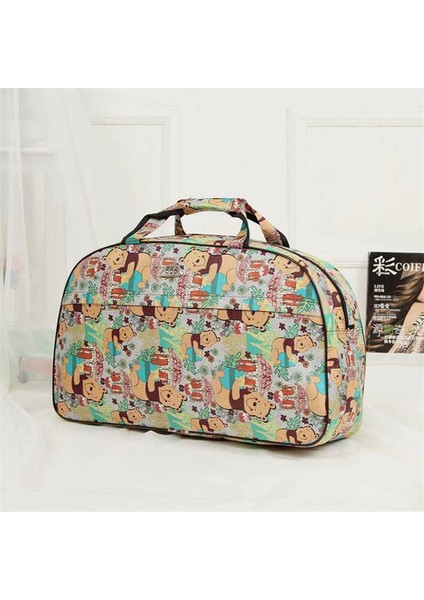 9 Seyahat Çantası Stili Büyük Kapasiteli Kadın Seyahat Çantaları Erkek Valiz Seyahat Spor Çantaları Naylon Su Geçirmez Günlük Seyahat El Çantası Kadın Çiçek Baskılı El Çantası (Yurt Dışından) modelleri