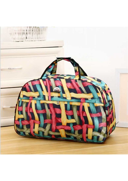 9 Seyahat Çantası Stili Büyük Kapasiteli Kadın Seyahat Çantaları Erkek Valiz Seyahat Spor Çantaları Naylon Su Geçirmez Günlük Seyahat El Çantası Kadın Çiçek Baskılı El Çantası (Yurt Dışından) fırsatları