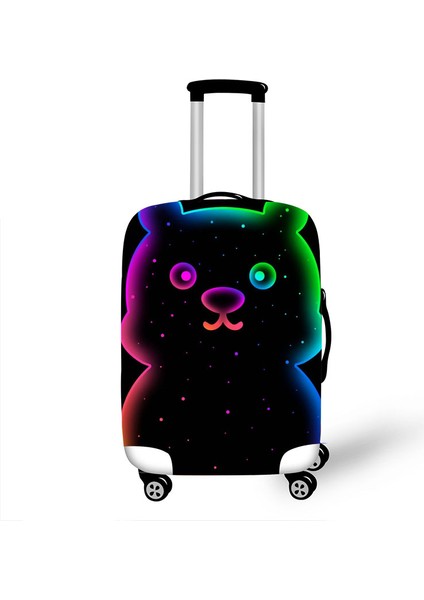 x Stili Xl Beden Lastik Inç Valiz Koruyucu Kılıf Kılıfı Seyahat Aksesuarları Üç Ayılar G1232 (Yurt Dışından)