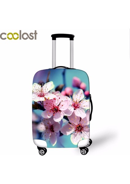 XTH05 Style S Beden Yüksek Elastik Valiz Koruyucu Kılıf Güzel Çiçekler Baskı Seyahat Aksesuarları Için Inç Valiz Taşıyıcı Bavul Kapak (Yurt Dışından) fırsatları