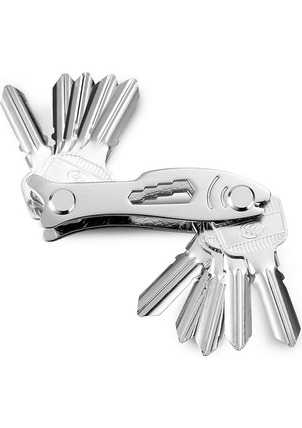 2 Adet Tarzı Yepyeni Çinko Alaşım Akıllı Anahtar Tutucu Çok Fonksiyonlu Anahtarlık Cep Aracı Metal Hortum Tutucu Premium Kompakt Anahtar Düzenleyici Hediyeler (Yurt Dışından)