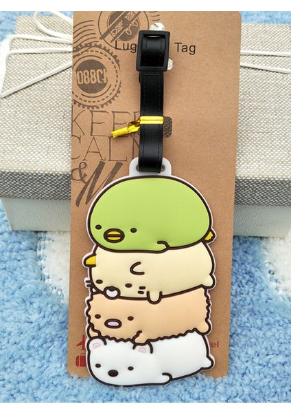 Sarı Stil Ivyye Sumikko Gurashi Rol Anime Seyahat Aksesuarları Bagaj Etiketi Valiz Kimlik Adres Taşınabilir Etiket Bagaj Etiketleri Hediye Yeni (Yurt Dışından)