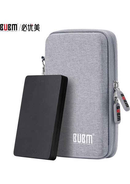 Gri Stil Bubm Çanta Sabit Disk Paketi USB Kalkanı U Disk Kulaklık Sd Kartlar Flash Sürücü Sopa Taşıma Kılıfı Seyahat Organizatörü (Yurt Dışından) fiyatları