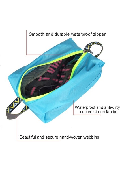 Siyah-M Stili Hafif Taşınabilir Su Geçirmez Ayakkabı Çantası Çok Fonksiyonlu Açık Seyahat Ev Depolama Çantası Kılıfı Erkek Kadın Sneaker Organizatörü (Yurt Dışından) fırsatları