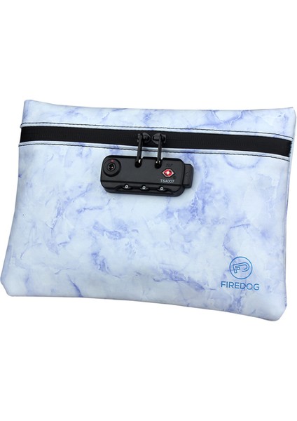 Gök Mavisi Tarzı Acoki Koku Geçirmez Çanta Kombinasyon Kilidi Ile, Seyahat Depolama Için Karbon Kaplı Kötü Koku Geçirmez Saklama Çantası Kutusu (Yurt Dışından)