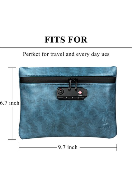 Gök Mavisi Tarzı Acoki Koku Geçirmez Çanta Kombinasyon Kilidi Ile, Seyahat Depolama Için Karbon Kaplı Kötü Koku Geçirmez Saklama Çantası Kutusu (Yurt Dışından) fırsatları