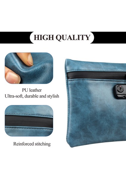 Gök Mavisi Tarzı Acoki Koku Geçirmez Çanta Kombinasyon Kilidi Ile, Seyahat Depolama Için Karbon Kaplı Kötü Koku Geçirmez Saklama Çantası Kutusu (Yurt Dışından) indirimleri