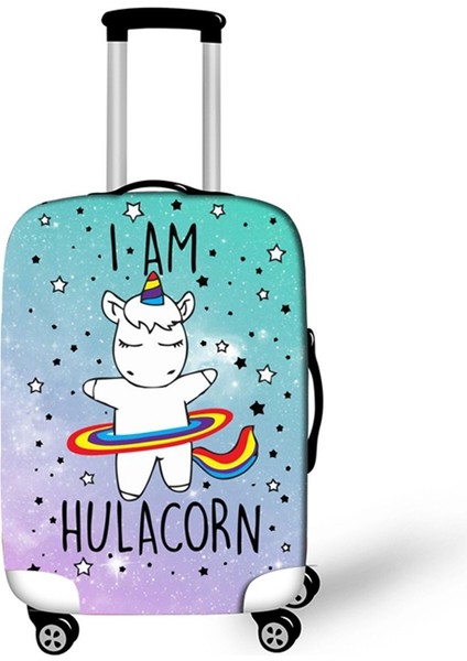 K Tarzı L Beden 3D Unicorn Valiz Kılıfı Çizgi Film Bavul Toz Kapakları Çocuklar Seyahat Aksesuarları Için Bagaj Koruması Durumunda (Yurt Dışından) modelleri