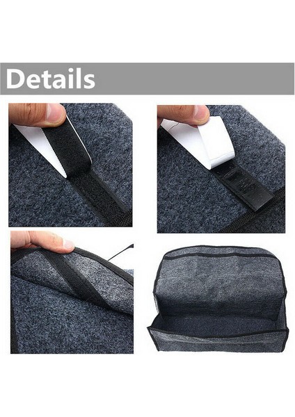 Koyu Gri Tarzı Gri Büyük Kaymaz Araba Bagaj Bot Saklama Organizatörü Kılıfı Aracı Çanta Tutucu Tr (Yurt Dışından) fırsatları