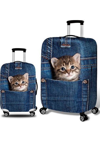 C Stili Xl Beden Ruputın Yeni Valiz Elastik Toz Kapağı 18-30 Inç Şifreli Bavul Seyahat Çantası Yüksek Kedi Koruyucu Kılıf - Turuncu (Yurt Dışından) indirimleri