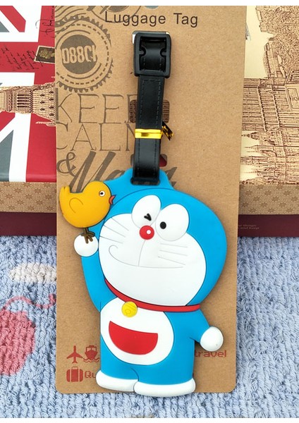 Mavi Stil Ivyye Doraemon Serisi Anime Seyahat Aksesuarları Bagaj Etiketi Valiz Kimlik Adres Taşınabilir Etiketler Tutucu Bagaj Etiketleri Yeni (Yurt Dışından)