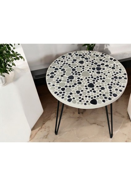 Mozaik Sehpa / Taş Sehpa / Metal Ayaklı Sehpa / Zigon / Yan Sehpa / Sehpa
