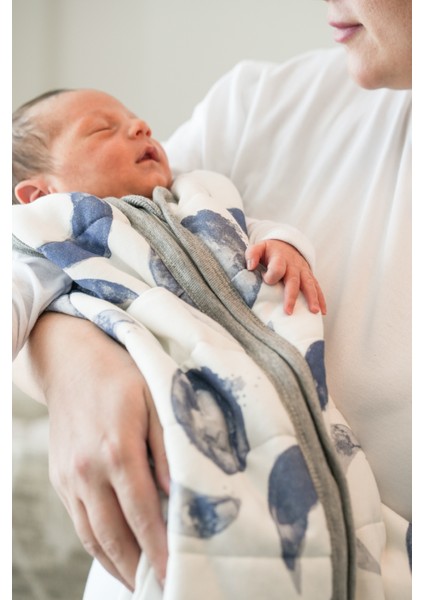 Bebek Giyilebilir Battaniye - 0.5 Tog %100 Pamuk Ince Yazlık Kundak - Erkek ve Kız 12-18 Ay indirimleri