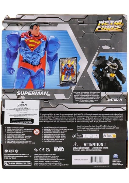 Nessiworld SPM-6072667 12 Xl Metal Force Heroes Superman