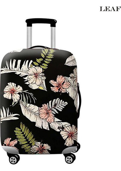Yaprak Stili Xl Beden 2021 Su Geçirmez Kalın Seyahat Valizi Koruyucu Kılıf Bavul Kılıfı Aksesuarları 18 Inç Bavul Için Uygundur (Yurt Dışından)