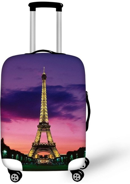 CC2425F26 Stili S Beden Ince Seyahat Valizleri Koruyucu Kılıfı 24 Inç Tekerlekli Çantalara Su Geçirmez Elastik Bavul Toz Yağmurluk Kapakları (Yurt Dışından)