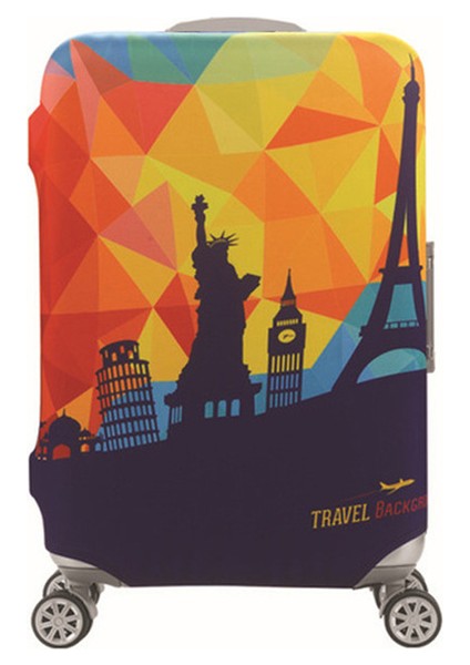 T Bagaj Kapağı Stili S Beden Sedeqı Seyahat Sıcak Satış Bagaaj Koruyucu Kapaklar Karikatür Elastik Valiz Kılıfı Valiz Seyahat Aksesuarları'na Uygundur (Yurt Dışından)